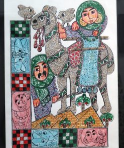 Sold - The Camel Riders Materials used: Special Colors Size: 50×70