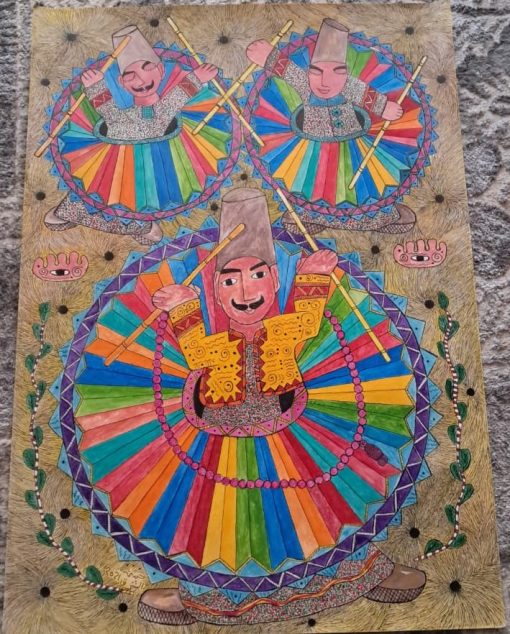 The Tannoura Materials used: Special Colors Size: 70×100