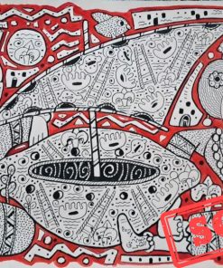 Sold - The boat and the seashells Materials used: Special Colors Size: 50×70
