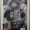 Alice in Wonderland Dimensions: 50×70 Materials used: Acrylic and mixed media