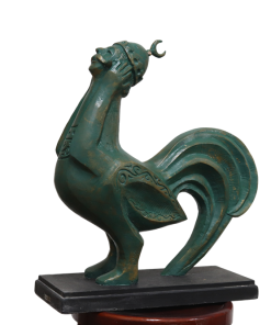 The Muezzin Dimensions: 60×50×20 Technique: Polyester Field Sculpture