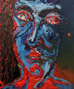 No title- Mixed Media & epoxy - 37×58