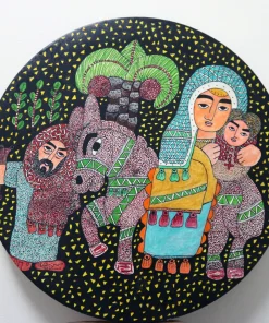 The Holy Family - Materials Used: Special Paints Dimensions: 65×65
