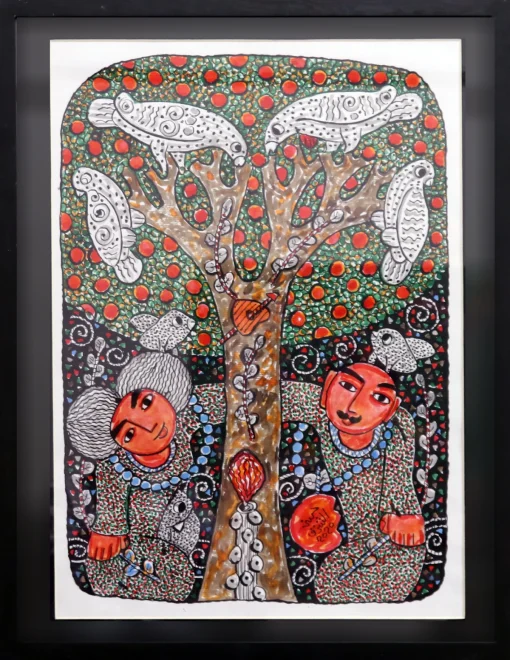 Love - The Apple Tree - Materials Used: Special Paints Dimensions: 78×68