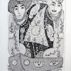 Sold - Artwork Name: Love Materials Used: Black and White Work Dimensions: 50×70